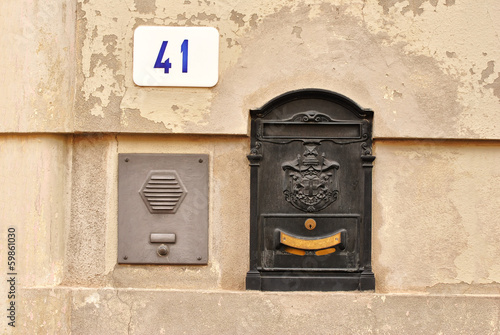 Old italian mailbox