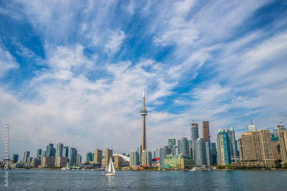 cn tower, toronto, ontario,