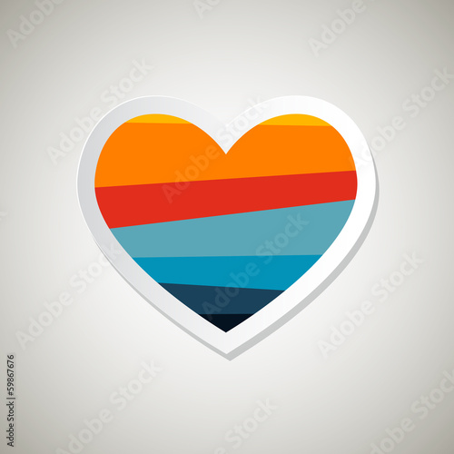 Abstract Paper Vector Retro Heart Symbol Free Download Abstract Paper Vector Retro Heart Symbol - GFXLoad