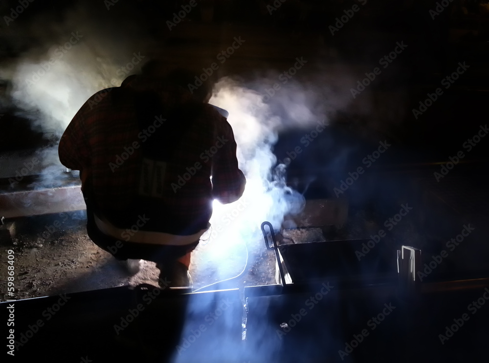 Obraz premium Welding Cloud