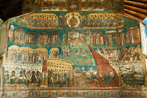 Voronet Monastery - Last Judgement painting