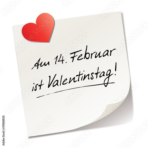 Reminder Valentinstag