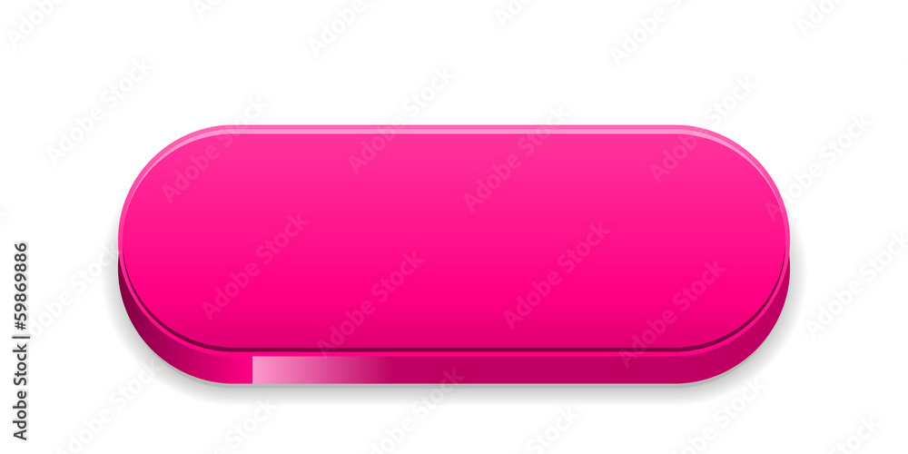 The pink glossy button The pink glossy button