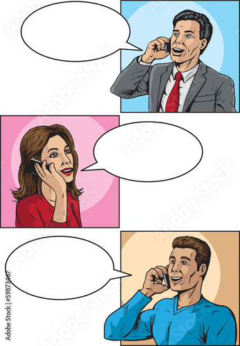 Comic book callers