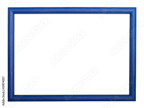 wooden frame isolated on white background