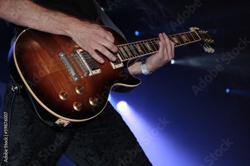 Gitarre Konzert Rampenlicht