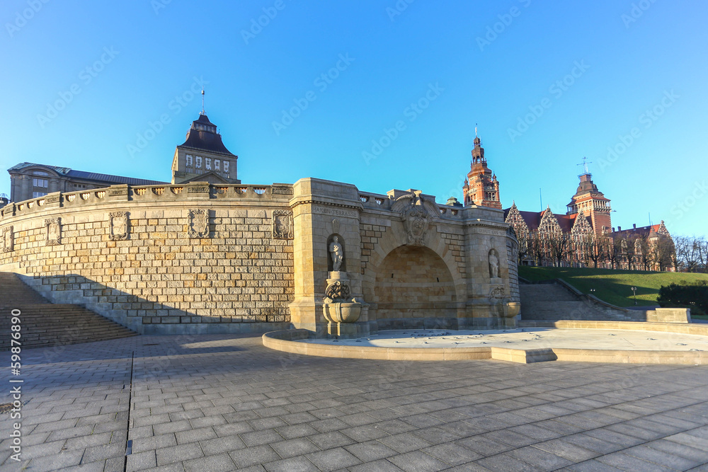 Obraz premium Szczecin - Wały Chrobrego