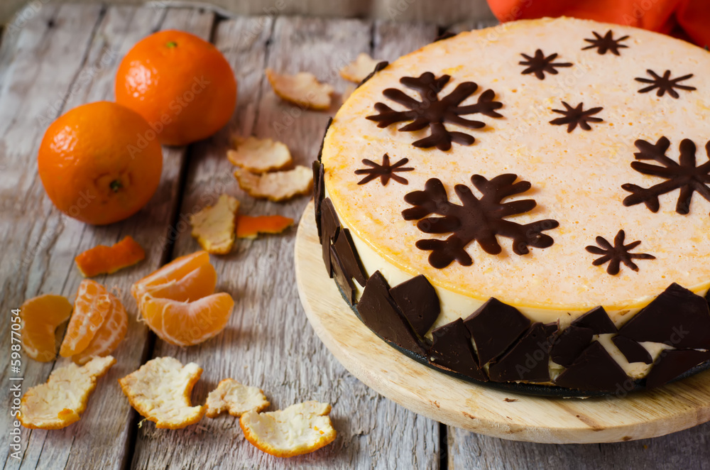Mandarin souffle cake Mandarin souffle cake