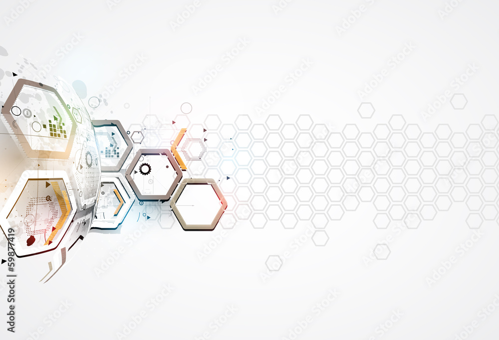 abstract internet computer technology business solution