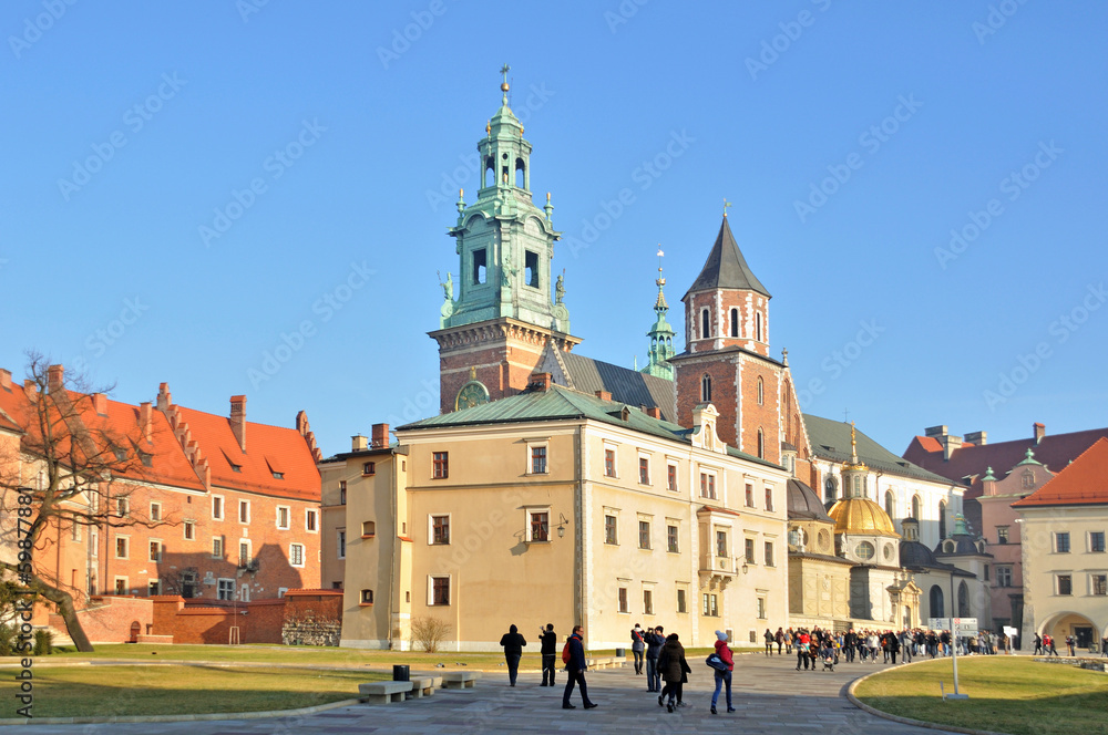 Wawel Royal Castle - obrazy, fototapety, plakaty 