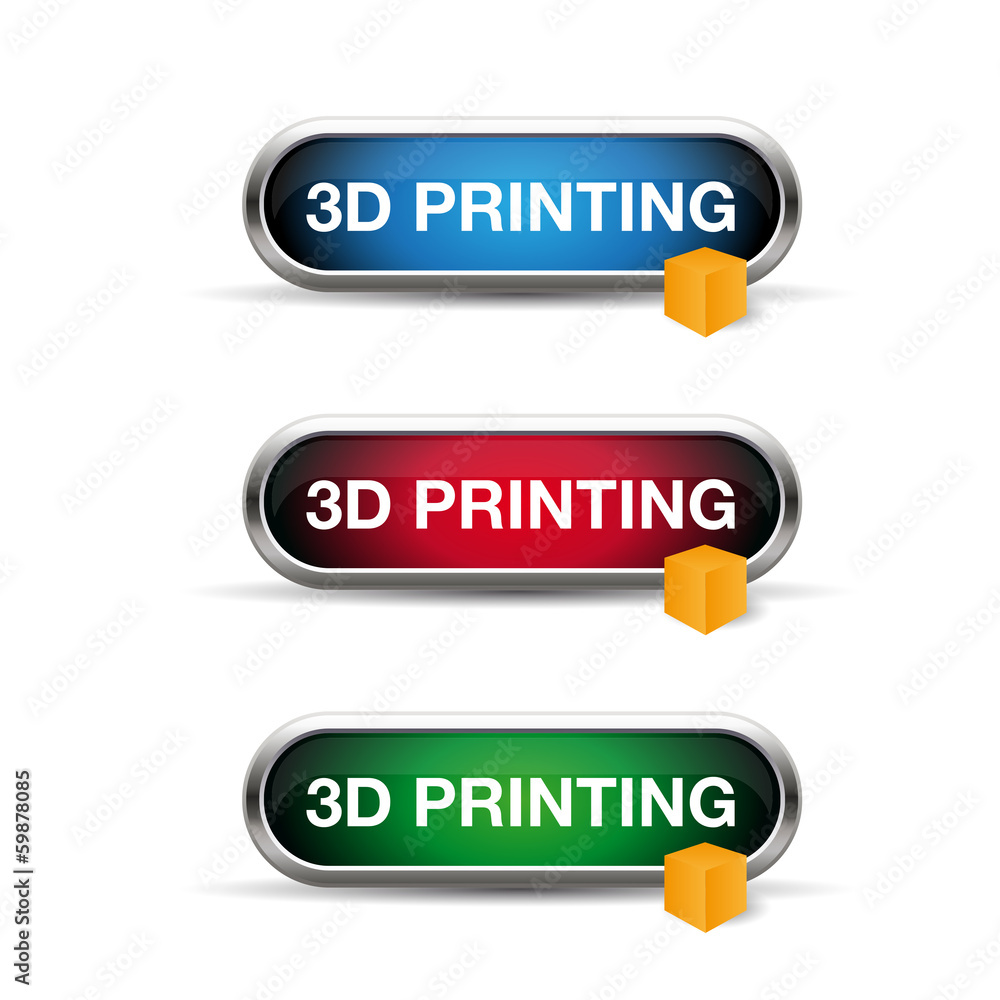 3d printing button or label set 3d printing button or label set