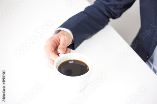 ビジネスマンのコーヒータイム