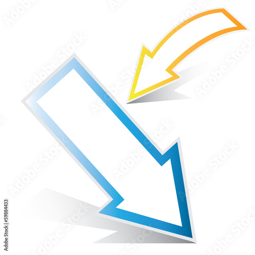 Free Download speech box in arrow, pointer form - GFXLoad