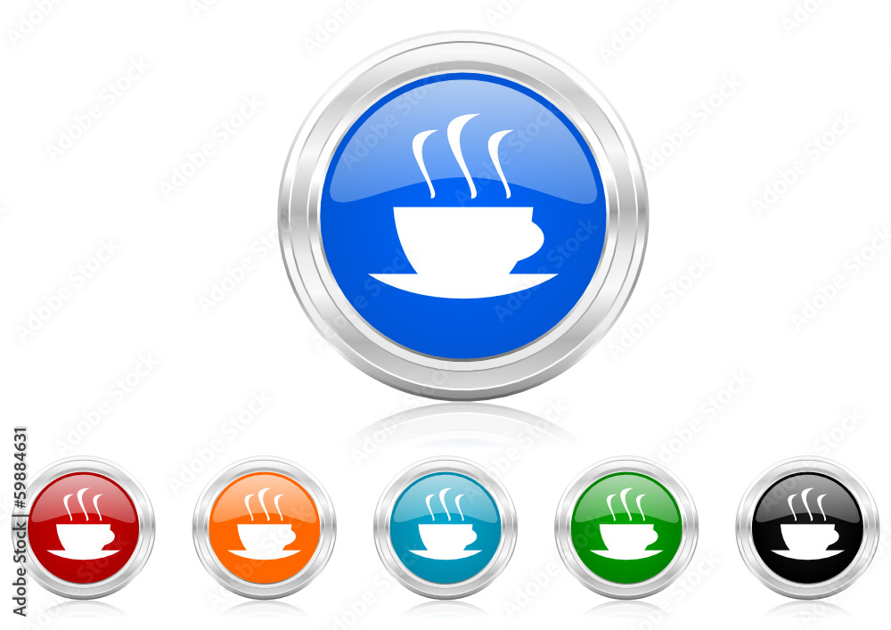 cafe icon vector set