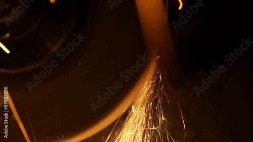 tool sharpening on electric emery