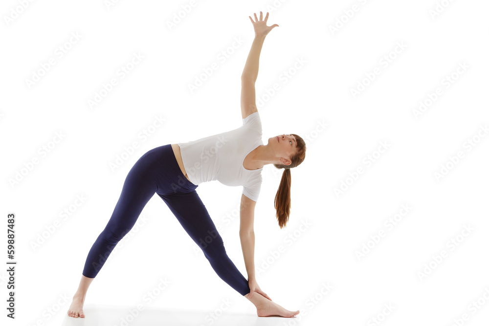 Woman doing yoga