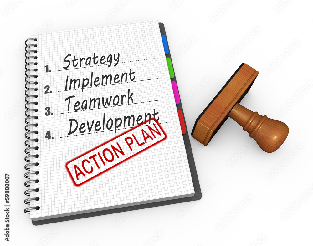 Action plan concept Action plan concept