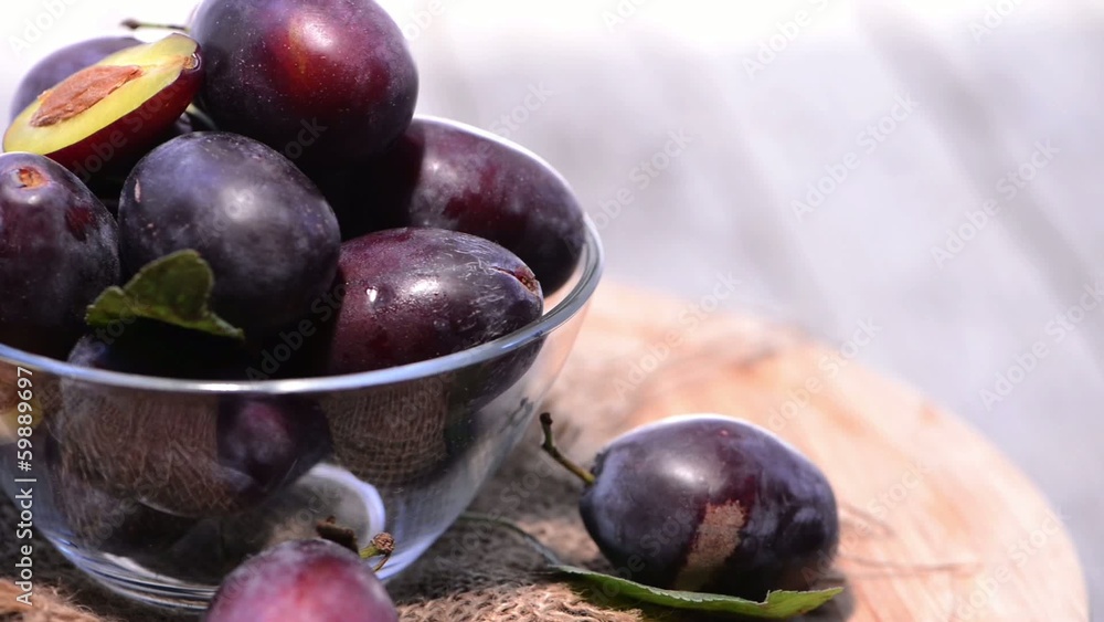 Portion of rotating Plums (loopable HD Video) Portion of rotating Plums (loopable HD Video)