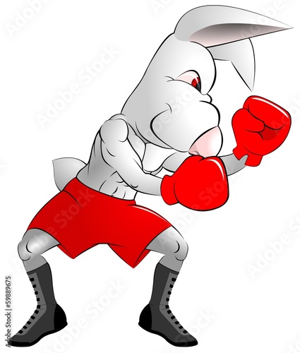 Принти на полотні Boxer