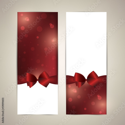 Two decorative patterns for congratulations and invitations