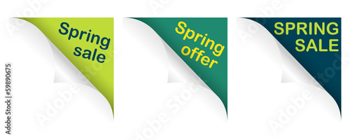 big curled corners spring set