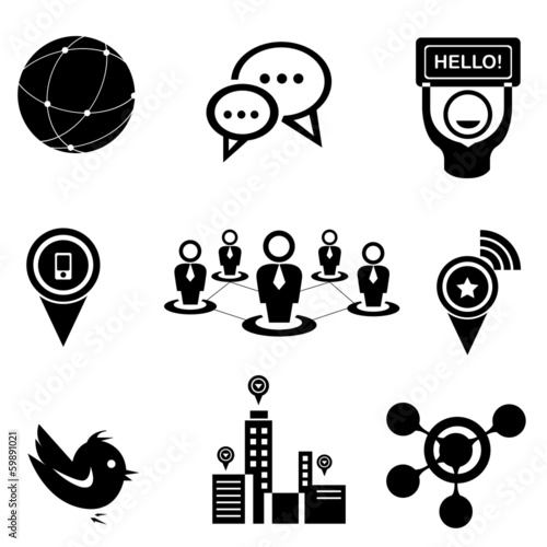 social media icons