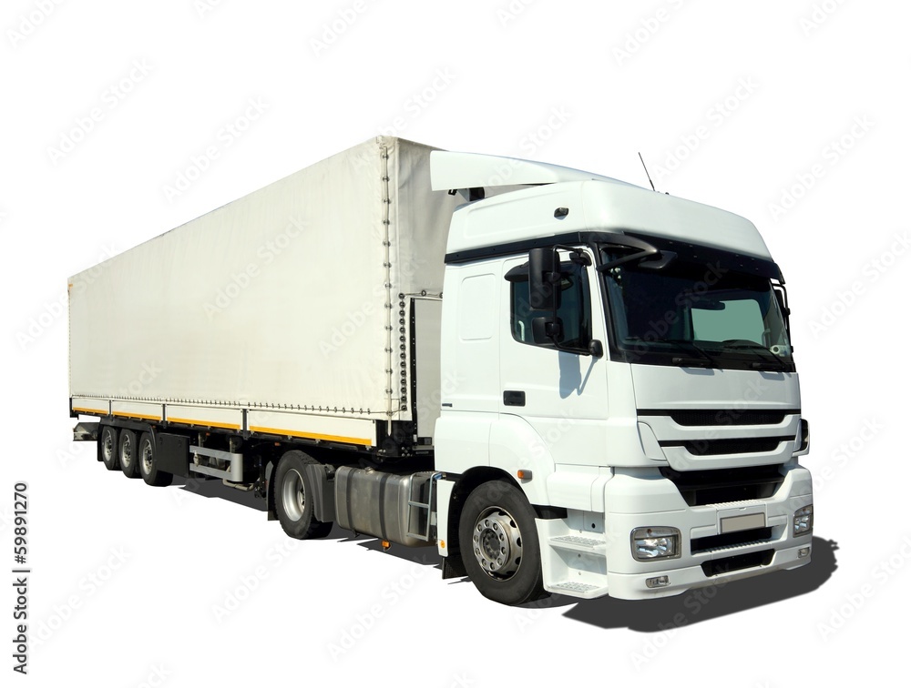 Isolated Cargo Truck Isolated Cargo Truck