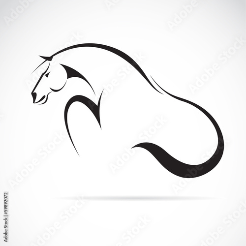 Vector image of an horse