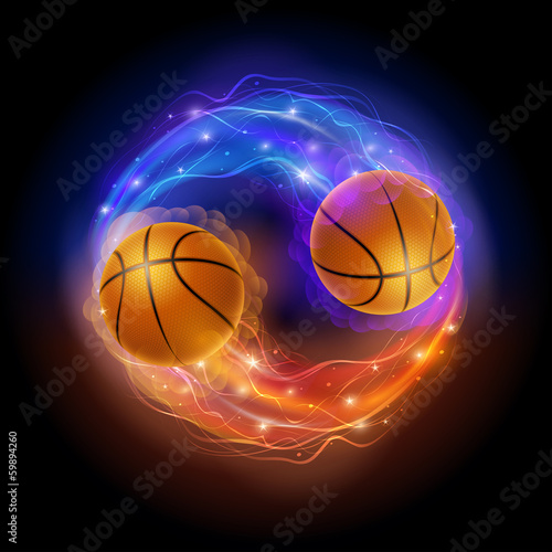 Basketball comet