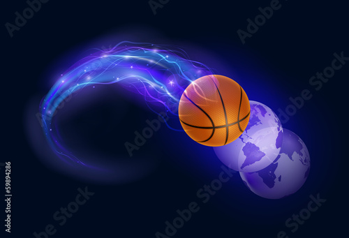 Basketball comet