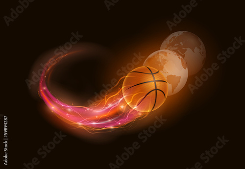 Basketball comet