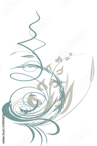 volutes bleues