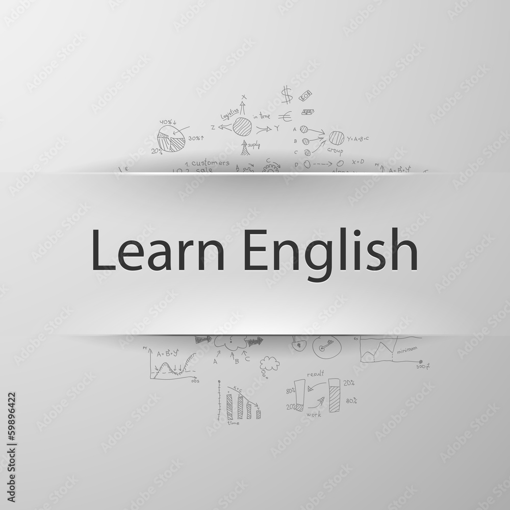 Fototapeta premium Learn English