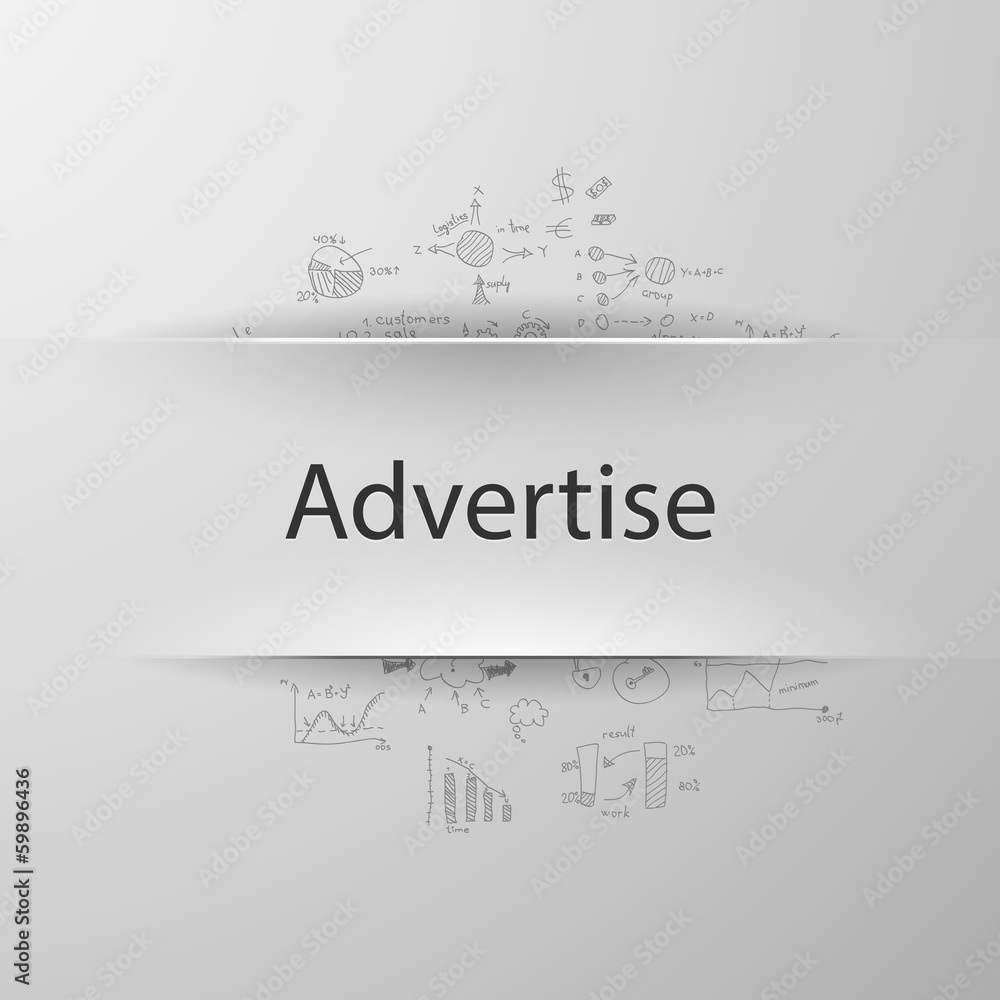 Fototapeta premium Advertise
