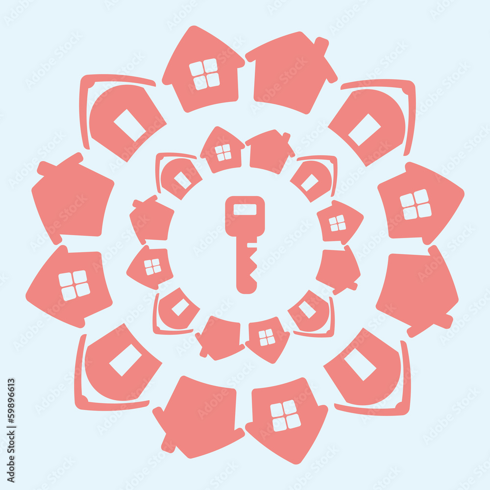 house and key house and key