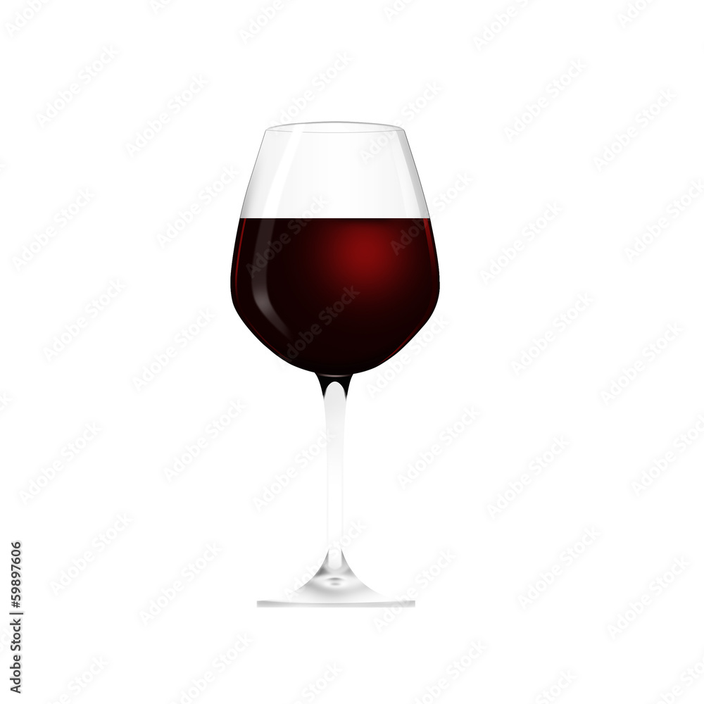 glass of red wine illustration glass of red wine illustration