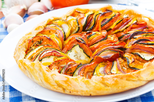 Galette ratatouille photo