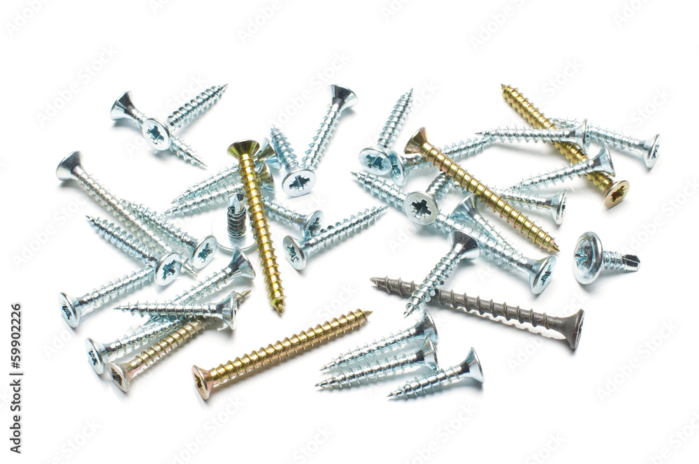 Many self-taping screws Many self-taping screws