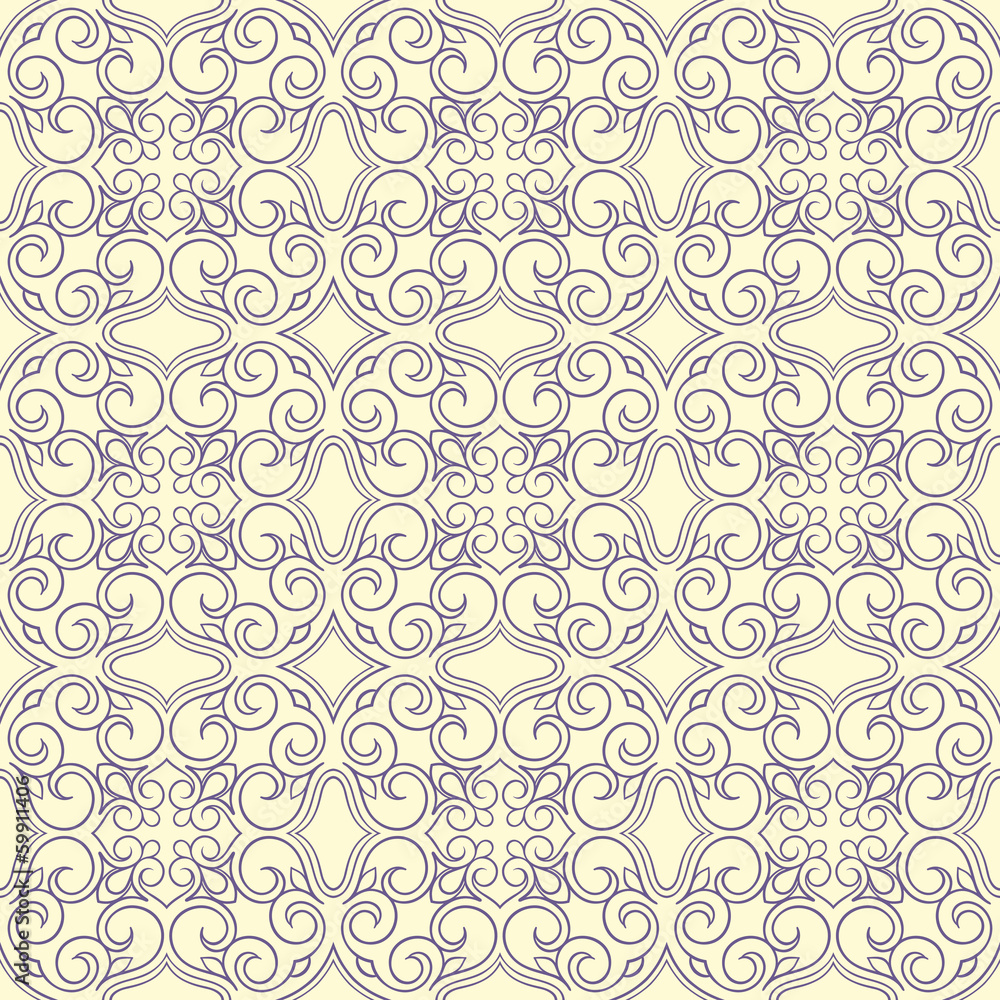 vintage beige and purple pattern