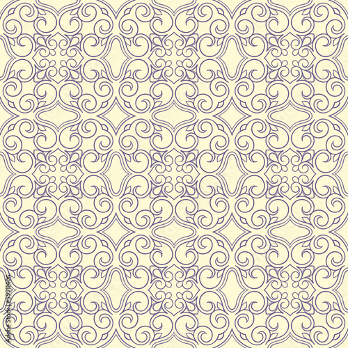 vintage beige and purple pattern