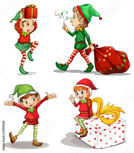 Four dwarves