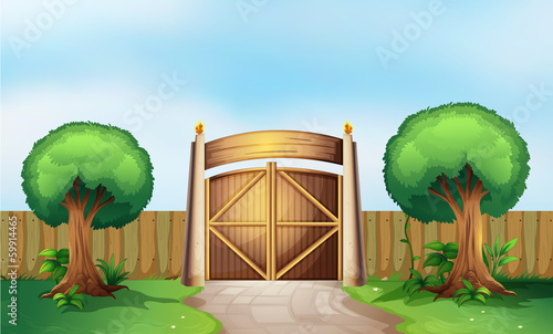 A gated park