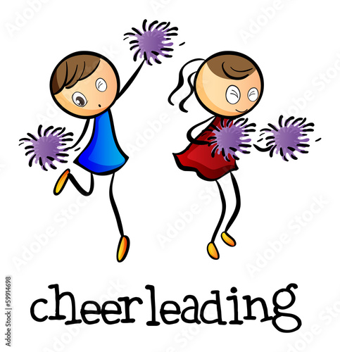 Cheerleaders dancing
