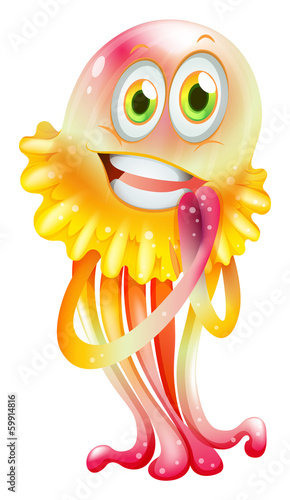 A colorful jellyfish