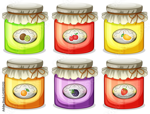 Six different jams