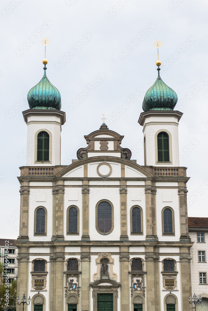 Jesuit church in Lucerne, Switzerland