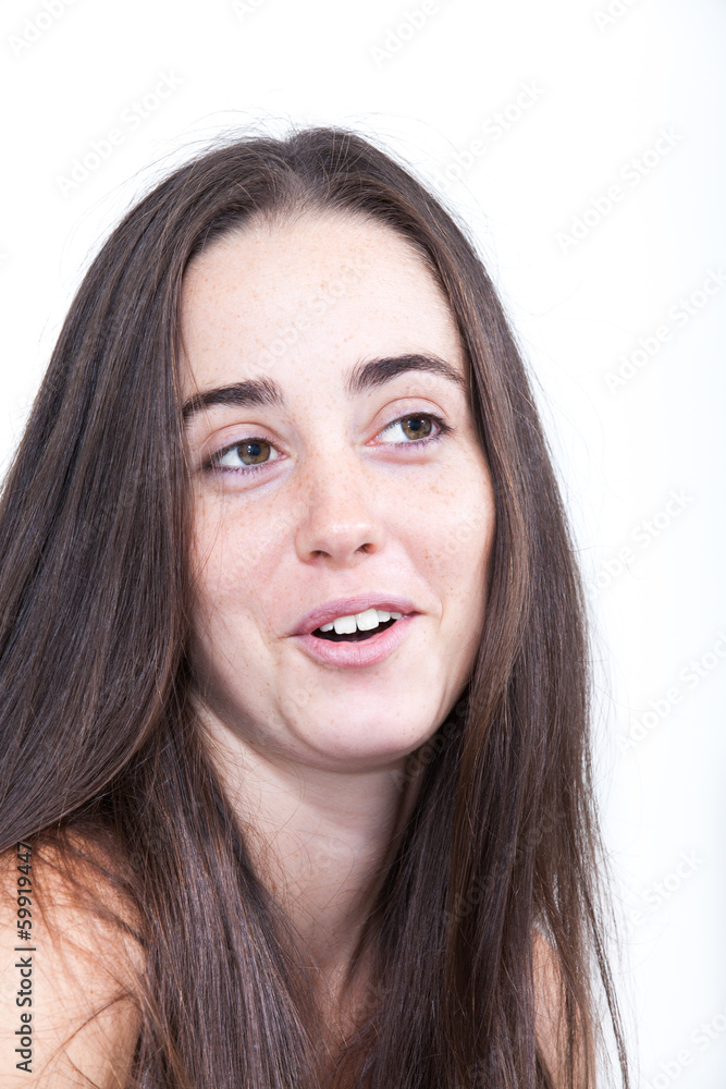 portrait of a happy woman portrait of a happy woman