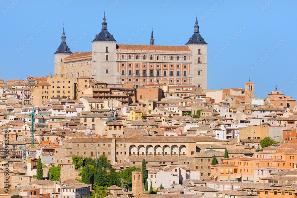 Toledo in a sunny summer day