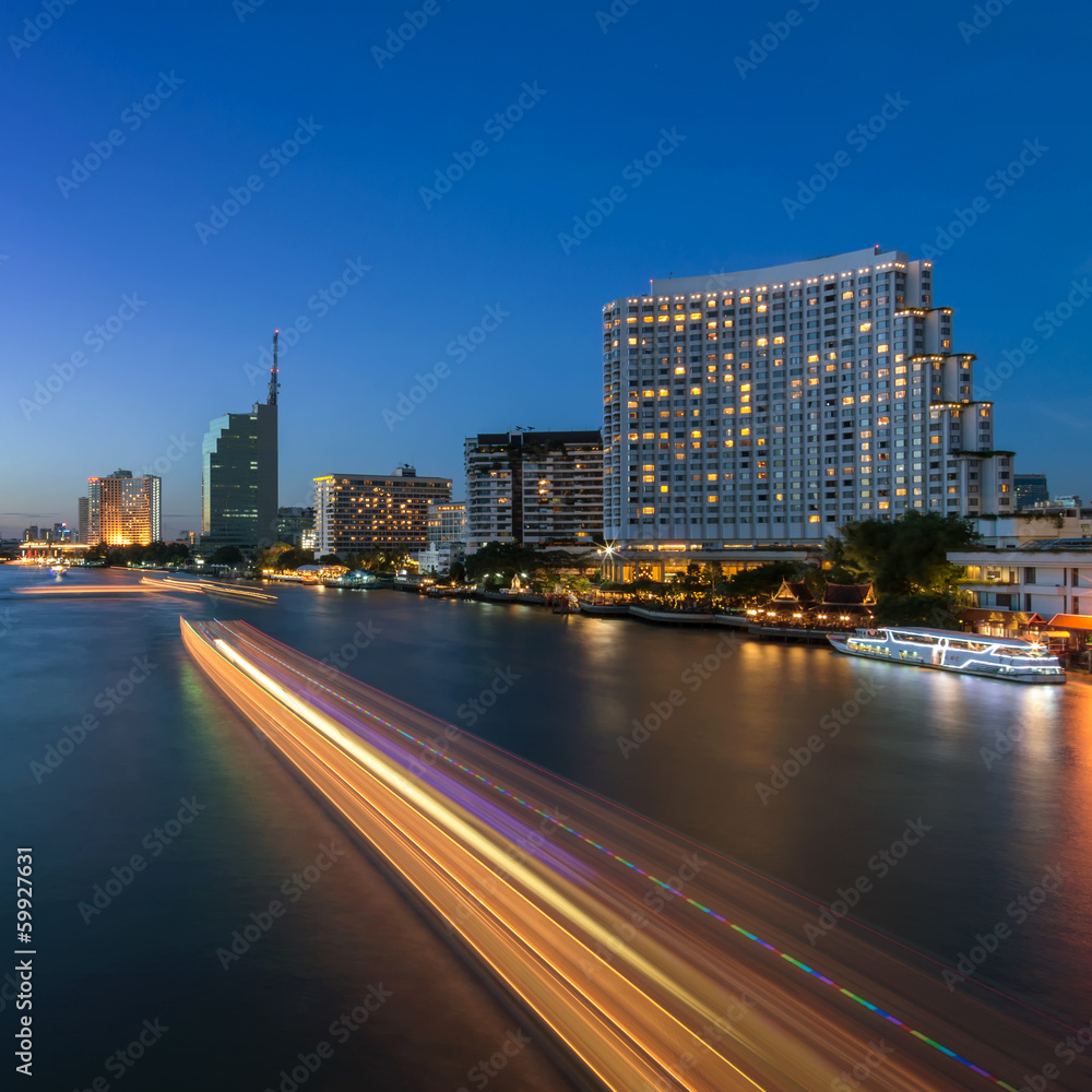 Obraz premium Bangkok night view