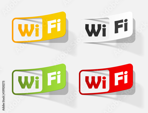 Free Zone wi-fi, sticker